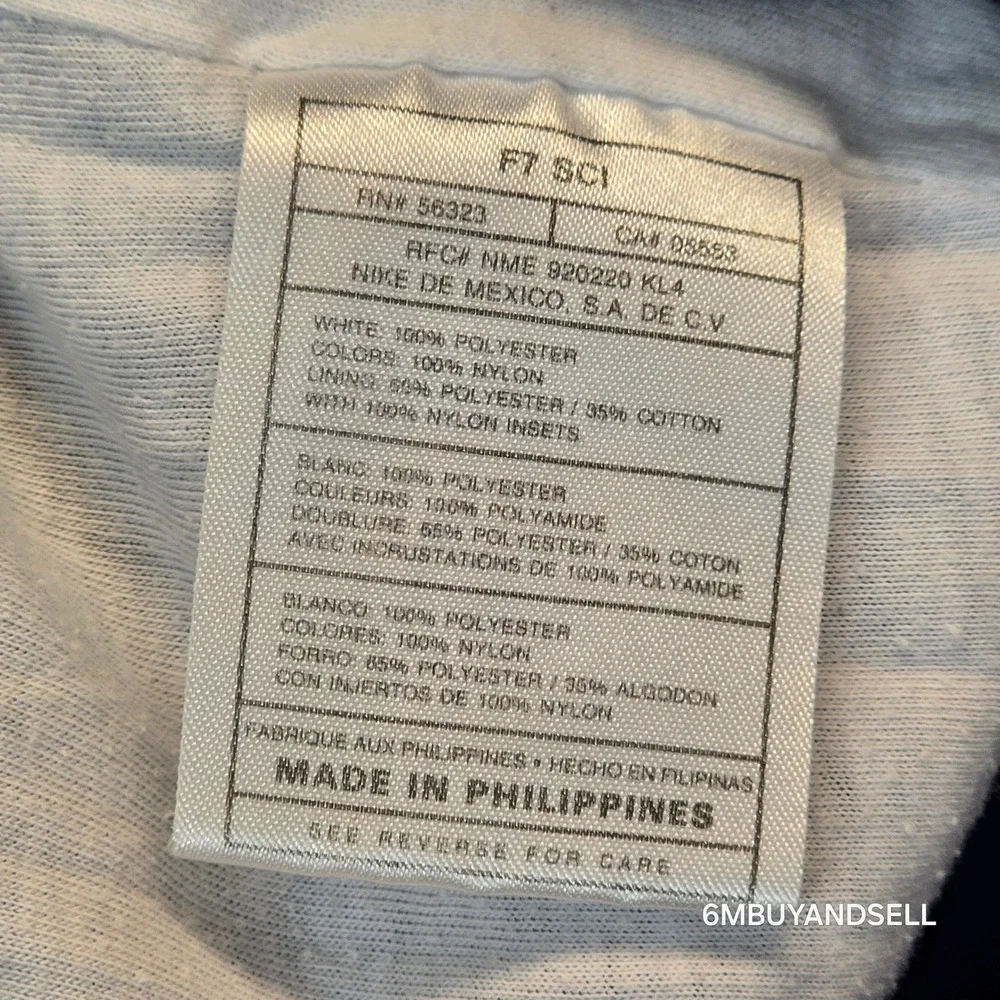 Vintage Nike Windbreaker Track Pants Navy Blue Nylon Baggy XL RN 56323 CA 05553